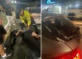 Motociclista fica ferida após colisão com carro na Zona Leste de Teresina