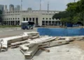 Final da Copinha no Pacaembu: estádio ainda exibe sinais de obra