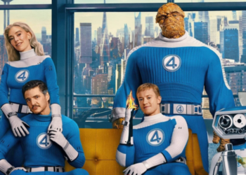 “Quarteto Fantástico” retorna aos cinemas com Pedro Pascal e ambientação retrofuturista
