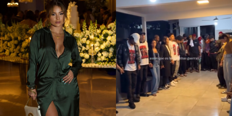 Noiva de Oruam lidera roda de oração após prisão do rapper, acusado de ligação com o tráfico