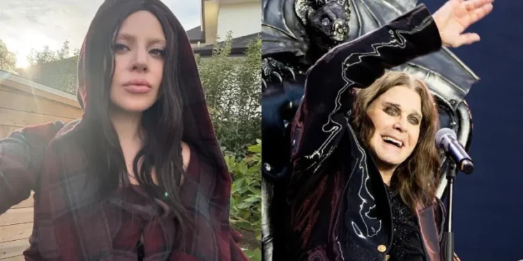 Lady Gaga presta tributo a Ozzy Osbourne após morte do astro do rock