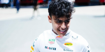 Aos 18 anos, Arvid Lindblad brilha e é o melhor novato em treino da F1 no México