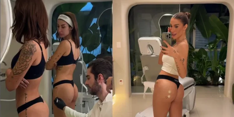 Bianca Andrade exibe resultado de harmonização no bumbum e brinca: “Isso aqui é para botar no seguro”