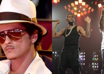 Bruno Mars gera polêmica ao divulgar turnê de Chris Brown nas redes