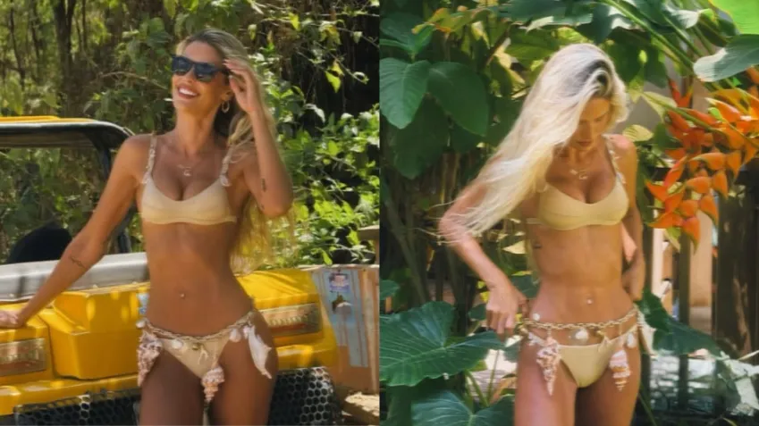 Yasmin Brunet exibe boa forma após perder 25 kg e fala sobre lipedema