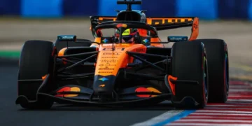 McLaren comemora pole de Norris, mas mantém cautela e aponta Ferrari como favorita na Hungria